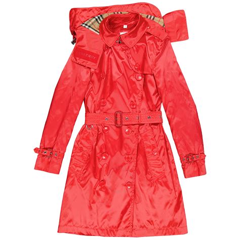 Burberry Red Trench Size 2 Brand New 